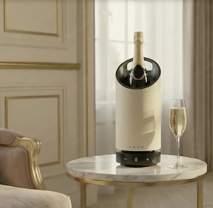 Grad NO.1 Design Weinkühler, Weinkühler mit Akku, dänisches Design, Wein-Zubehör, Flaschenkühler