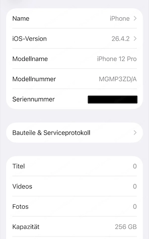 iPhone 12 Pro 256GB - Graphit Bild 5