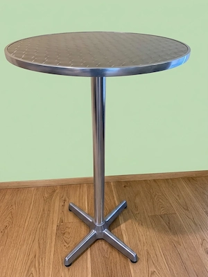 Partytisch Outdoor Aluminium Holzplatte
