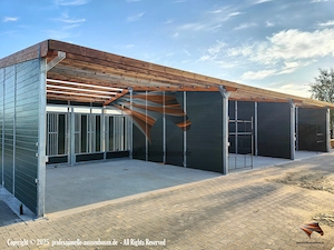 Robuste Pferdestall - Konstruktionen, Außenstall und Stallanlagen für den idealen Pferdehof Bild 8