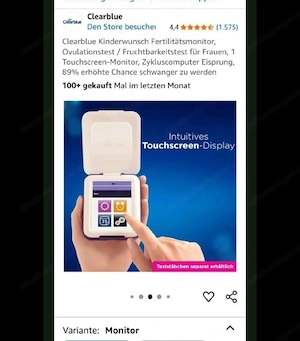 Clearblue Ferilitätsmonitor 