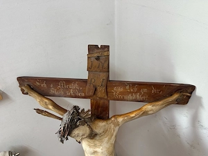 Kruzifix Barock handgeschnitzt Bild 4