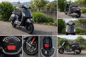 Vespa GTS 300 ABS   Matt Grau   Top Zustand Bild 4