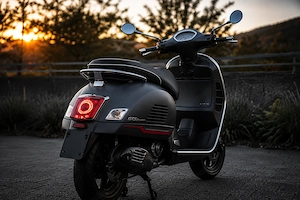 Vespa GTS 300 ABS   Matt Grau   Top Zustand Bild 2