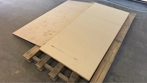 Spanplatten mit Nut und Kamm