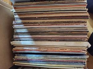 Kiste Schallplatten