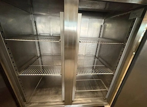 Kühlschrank Edelstahl 200x147x83 cm Bild 2
