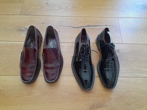 2 Paar Herrenschuhe elegant Gr. 41