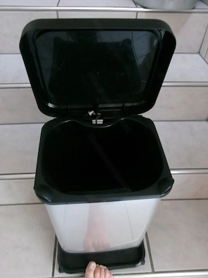 Mülleimer - Tretabfalleimer + Papierbox  Bild 2