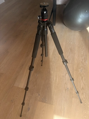 Hama Kamera-Stativ mit Kugelkopf & Tragetasche Bild 3