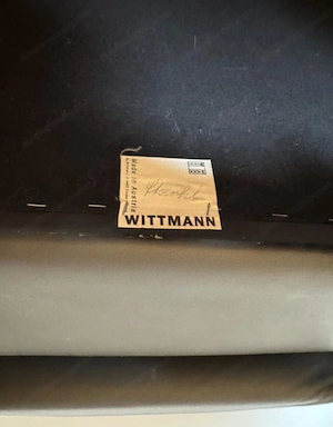  Wittmann Aura Ledersessel  Bild 4