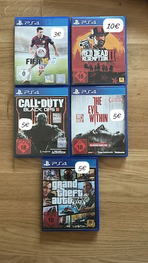  PS4 Spielepaket zu verkaufen 
