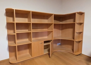 Eckregal, Regal, Bücher  Ordnerregal, Wohnwand, Jugendzimmer