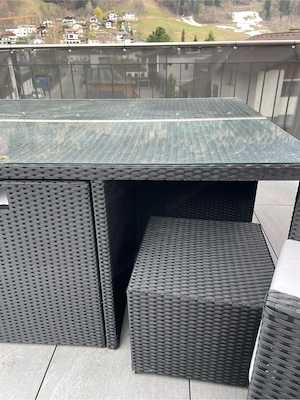 Garten bzw. Terassenmöbel Poly Rattan Bild 4