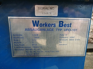 Workers Best  Absaugung, Absauganlage  Bild 2