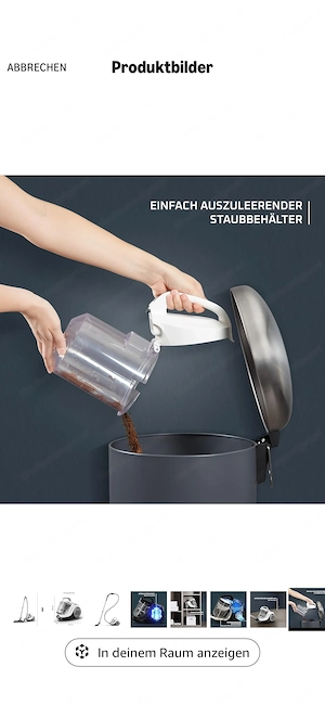 Rowenta Staubsauger, beutellos wie neu Bild 5