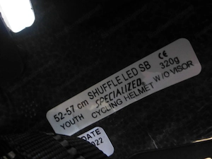Kinder Fahrradhelm "Spezialized" LED Rückleuchte Top Bild 5