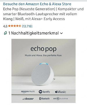 Amazon Echo Pop 