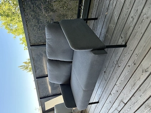 Kleines Sofa in Hellgrau Bild 3