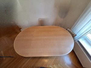 Massiver Esstisch ausziehbar -Buche  -Tischlerarbeit Bild 4