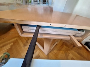 Massiver Esstisch ausziehbar -Buche  -Tischlerarbeit Bild 7