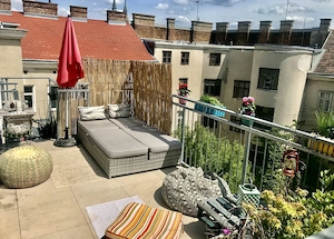 TOP PREIS! Stylische Multifunktions-Doppelliege   Sonnenliege (Polyrattan) mit Tischchen Bild 5