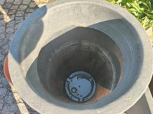 3 Töpfe mit Untersetzer  Bild 2