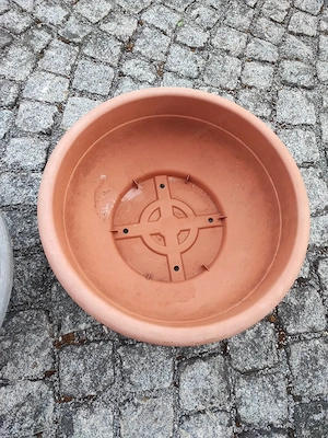 2 Pflanzschalen & großer Untersetzer  Bild 5