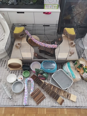 Sehr Groß Käfig für Nagetiere  Bild 4