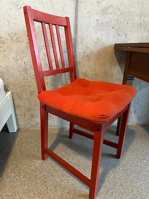 Ikea Stühle (2x Stuhl), Holz, rot - zu verschenken Bild 2