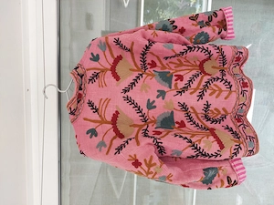 Suzani-Jacke, Unikat, Leinen bestickt, 1  getragen, um 149,-- neu gekauft. Bild 2