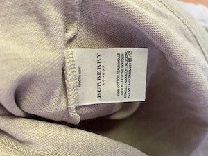 Burberry Langarm Poloshirt Braun Slim Fit Original Gr. L Bild 3