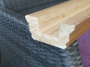 Zierbalken Massivholz Bild 3