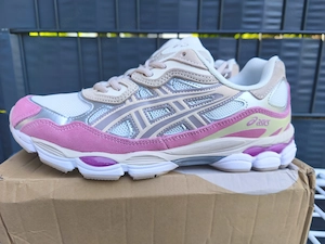 Asics GEL-NYC Sneaker   Rosa Cream Silber   Gr. 43.5 Bild 2