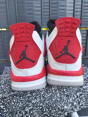 Air Jordan 4 Retro  Red Cement    Gr. 42 (US 8.5)   NEU & OVP Bild 3