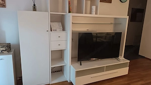 Wohnwand aus Massivholz Bild 3