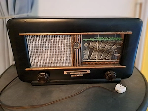 Röhrenradio INGELEN Columbus 53W   Vintage 50er Jahre   leuchtet, ohne Empfang Bild 4