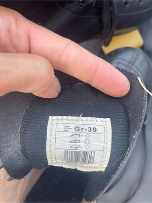 Rollschuhe 39 Leder schwarz Bild 2
