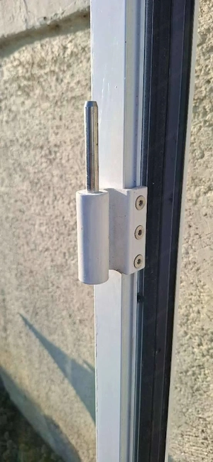 ALU Haustür weiß in Feldkirch  110 x 210 cm Bild 3