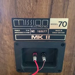 Verkauf Mission Model 70 MK II - Legendarer vintage lautsprecher 1985 Bild 2