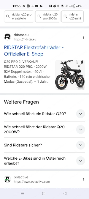 E Bike ( Elektrofahrrad ) auch selbstfahrend Bild 4