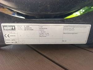 Weber Gasgrill Q1000 Bild 2