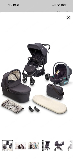 Verschenke verschiedene Babysachen