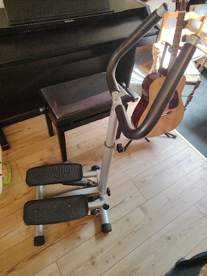 Stepper schwarz silber