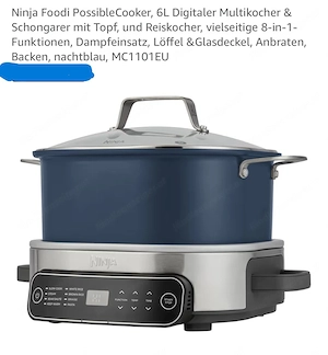 Slow Cooker - Ninja Foodi PossibleCooker 6L   Multikocher   Schongarer   fast wie neu