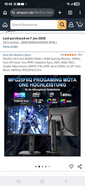 ASUS ASUS TUF Gaming Curved Monitor   Wie Neu Bild 5