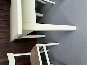 Set - Tisch mit Lade & 2 Stühle RetroStyle Bild 3