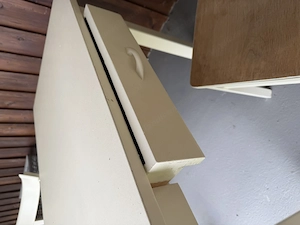 Set - Tisch mit Lade & 2 Stühle RetroStyle Bild 4
