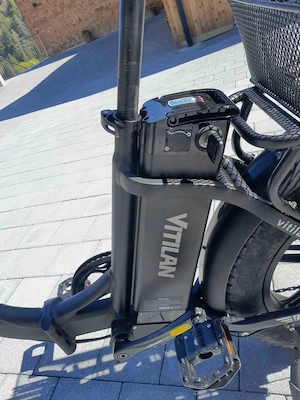 Elektrofahrrad mit Breitreifen, Faltbar mit Tiefeinstieg, 750W, Vitilan U7 2.0 Bild 8