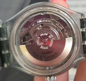 Vintage Swatch Automatic SAN104 1993 - Original Box & Papers Bild 4